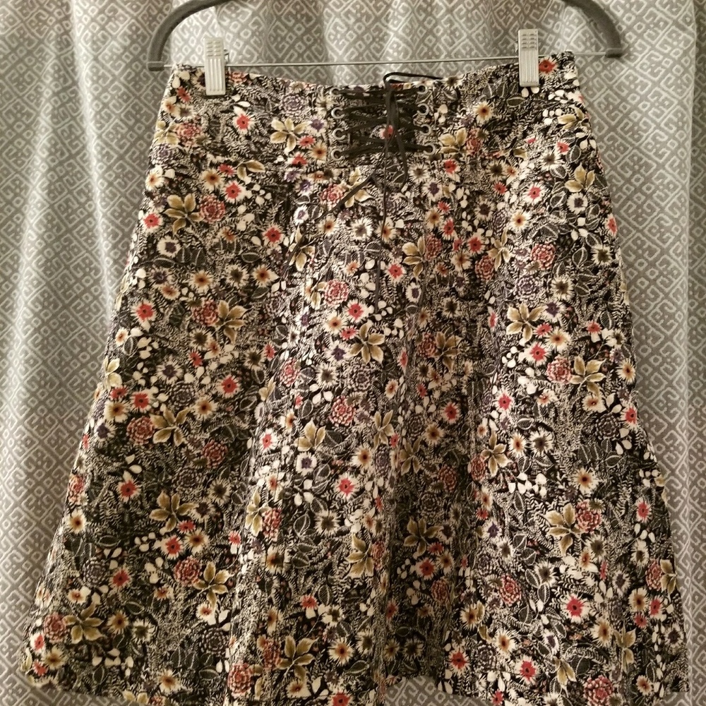 Floral Anthropologie Skirt